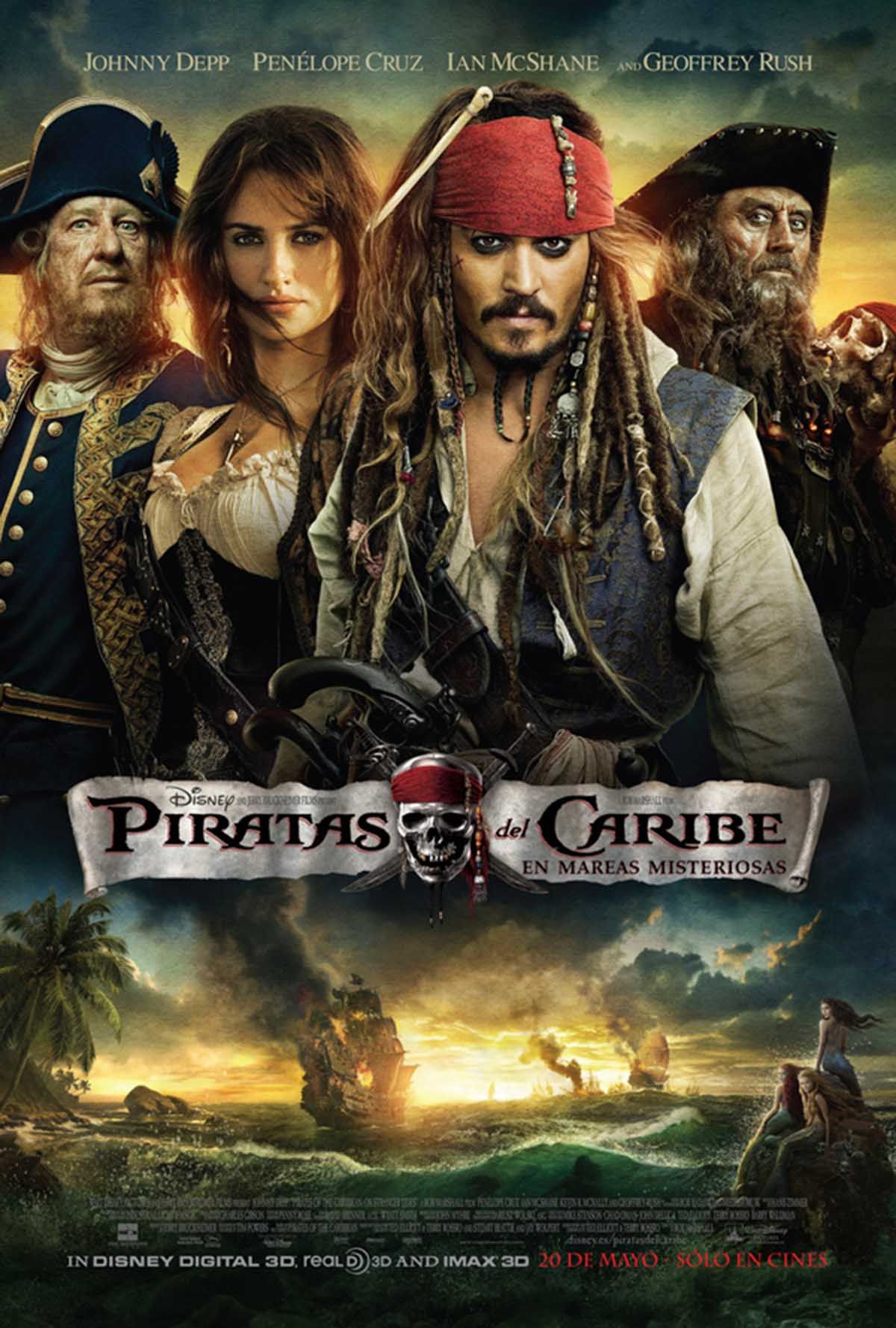 Piratas del Caribe 4: navegando en aguas misteriosas